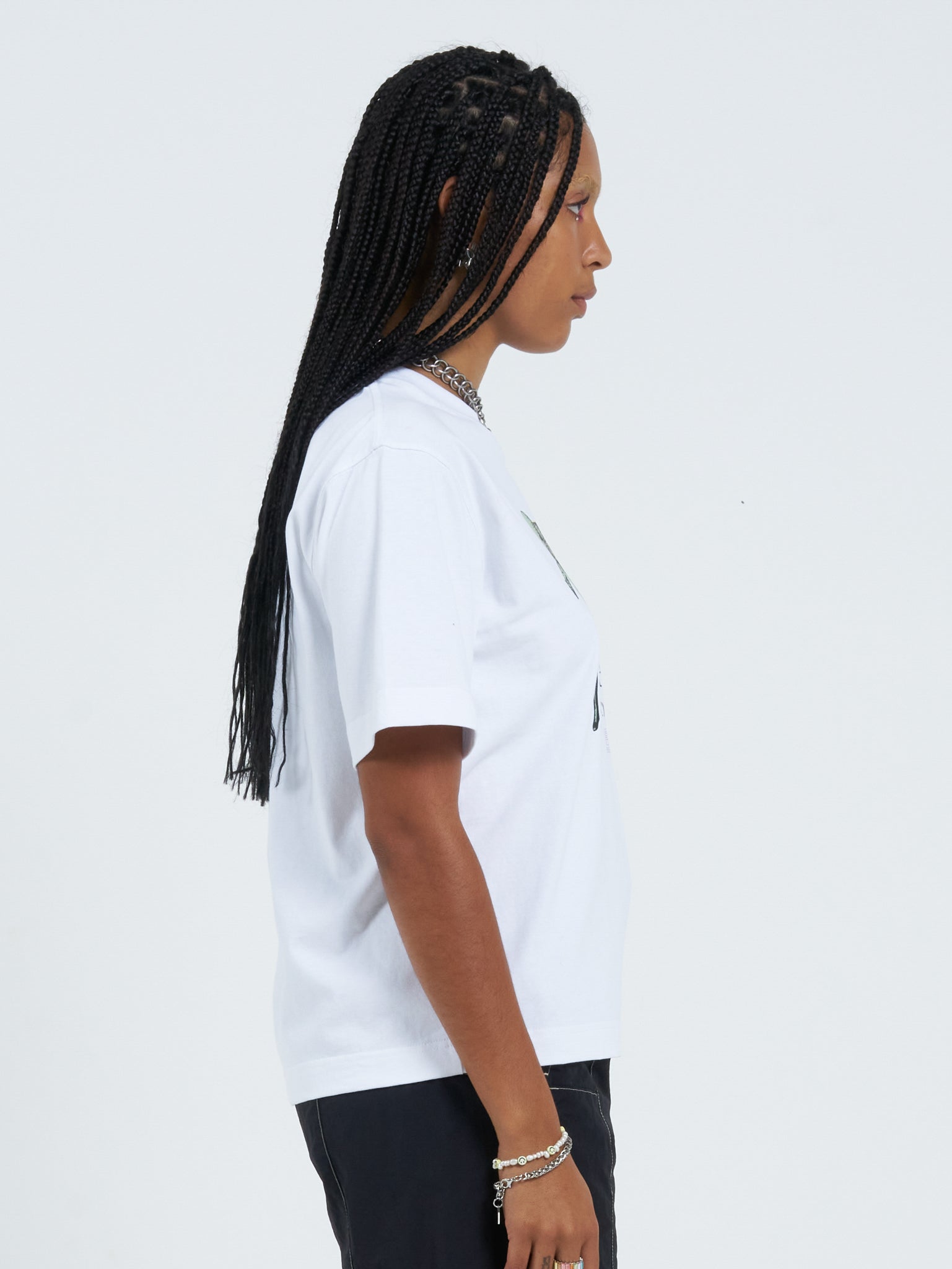 Alienation Regular Fit Tee - White