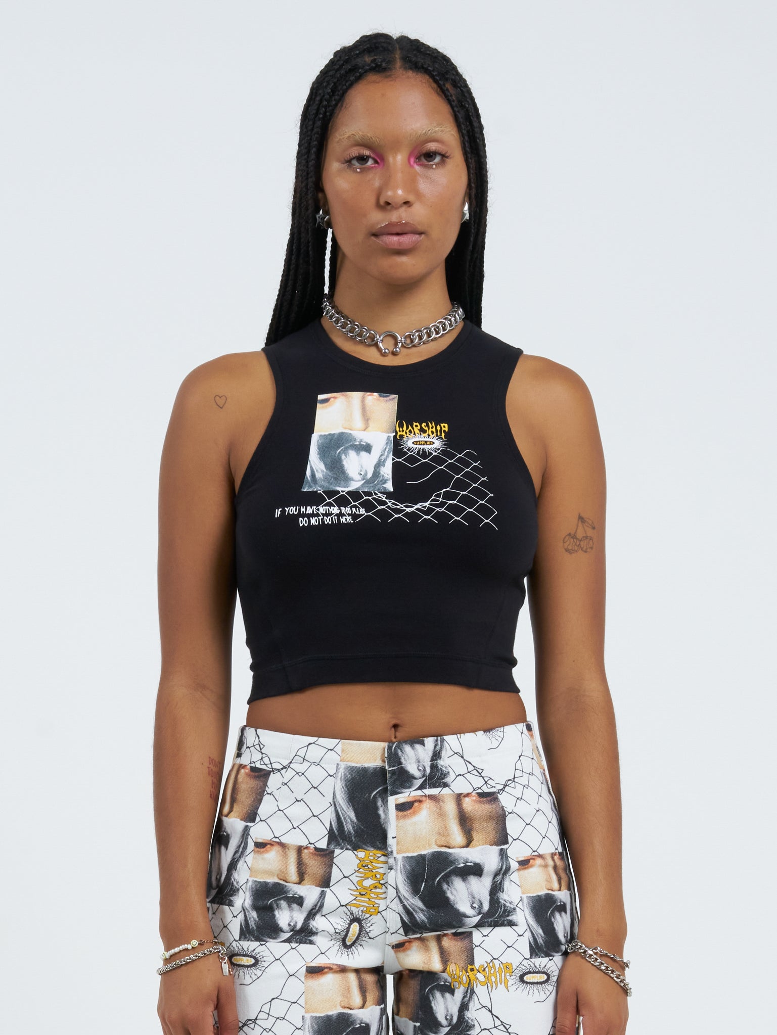 Tasty Rainbow Tiny Tank - Black