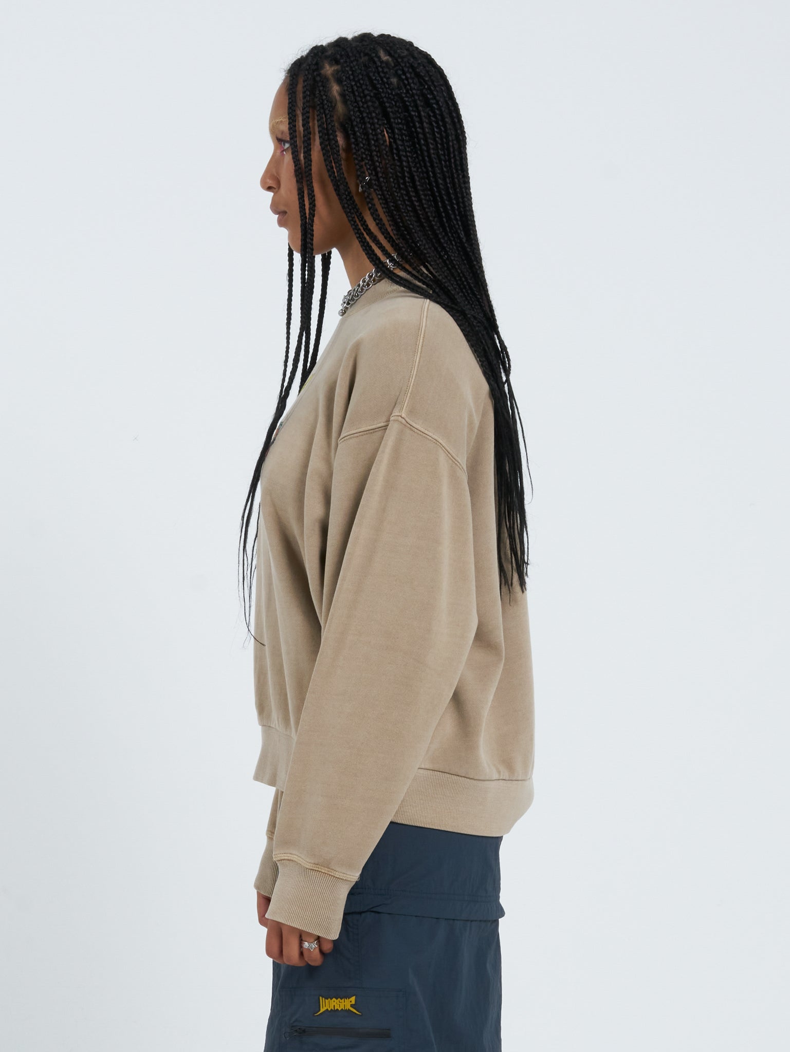 Ring O Rosie Box Fit Crew - Sandy Taupe