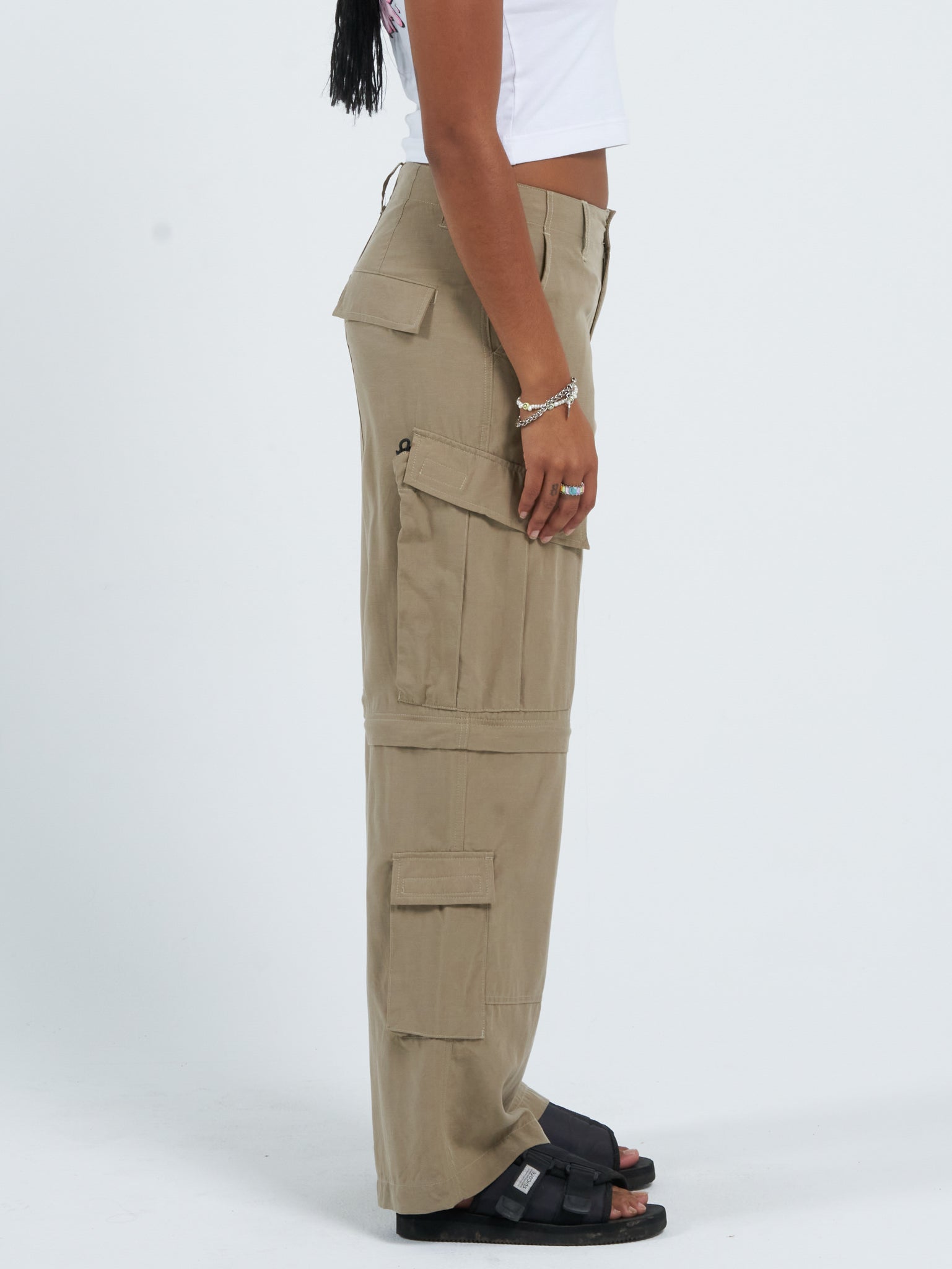 Recreation Zip Off Cargo Pant  - Sandy Taupe