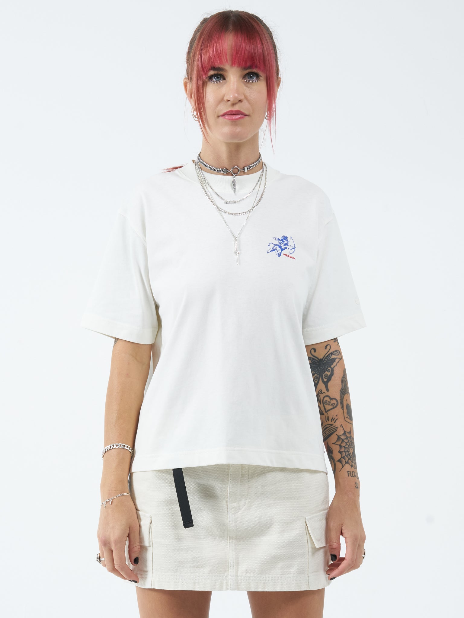 Cherub Regular Fit Tee - Bone