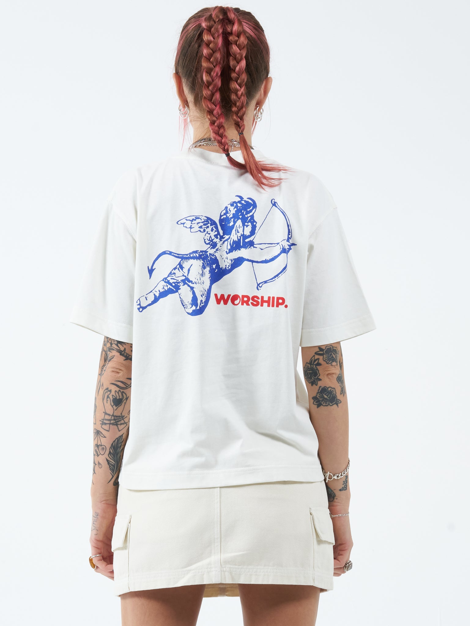 Cherub Regular Fit Tee - Bone