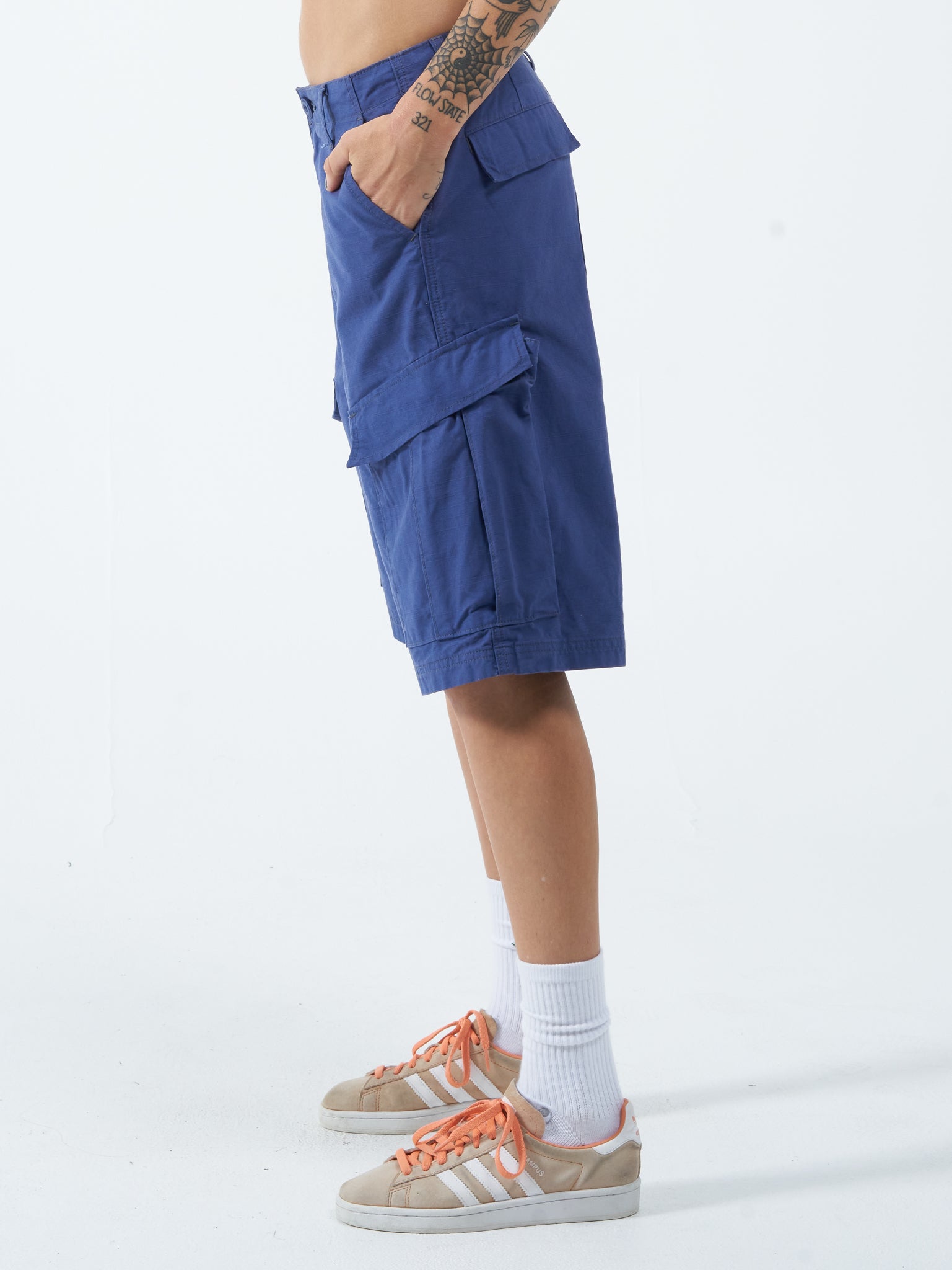 Recreation Cargo Short - Blue Steel