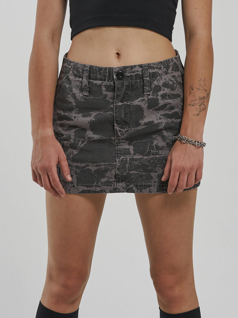 Location Cargo Mini Skirt - Grey