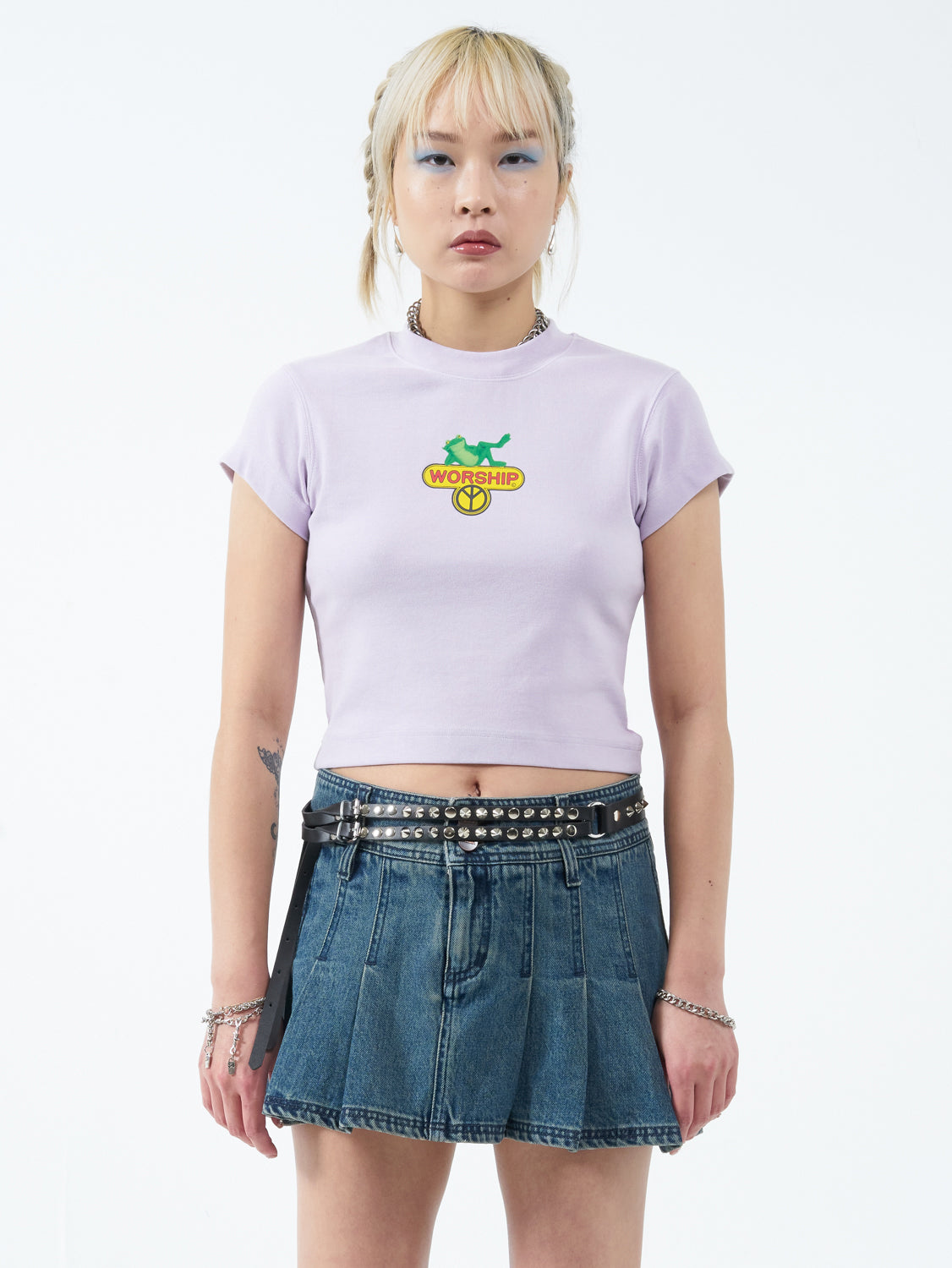 Stress Less Teeny Tee - Orchid Hush