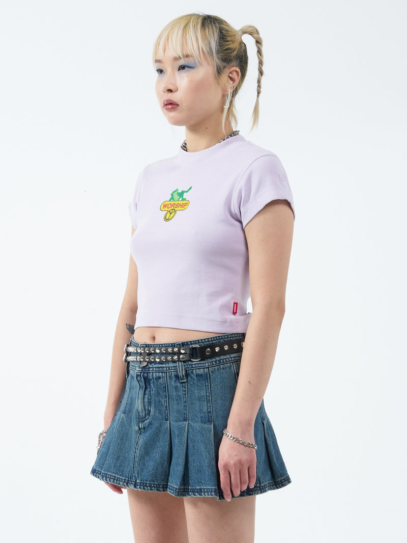 Stress Less Teeny Tee - Orchid Hush