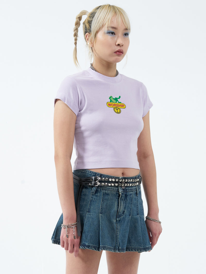 Stress Less Teeny Tee - Orchid Hush