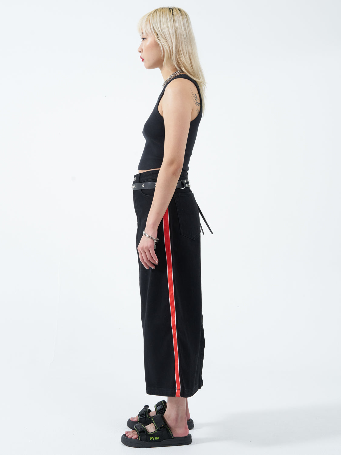 Hot Plate Maxi Skirt - Worship Black