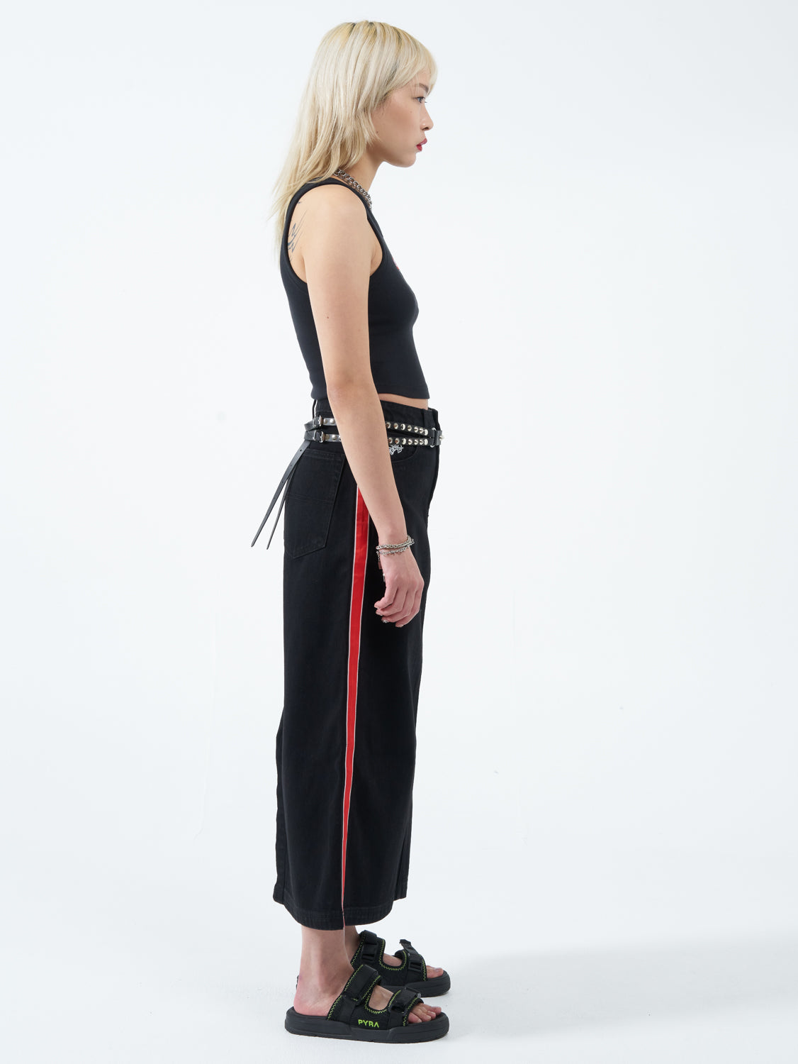 Hot Plate Maxi Skirt - Worship Black