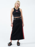 Hot Plate Maxi Skirt - Worship Black