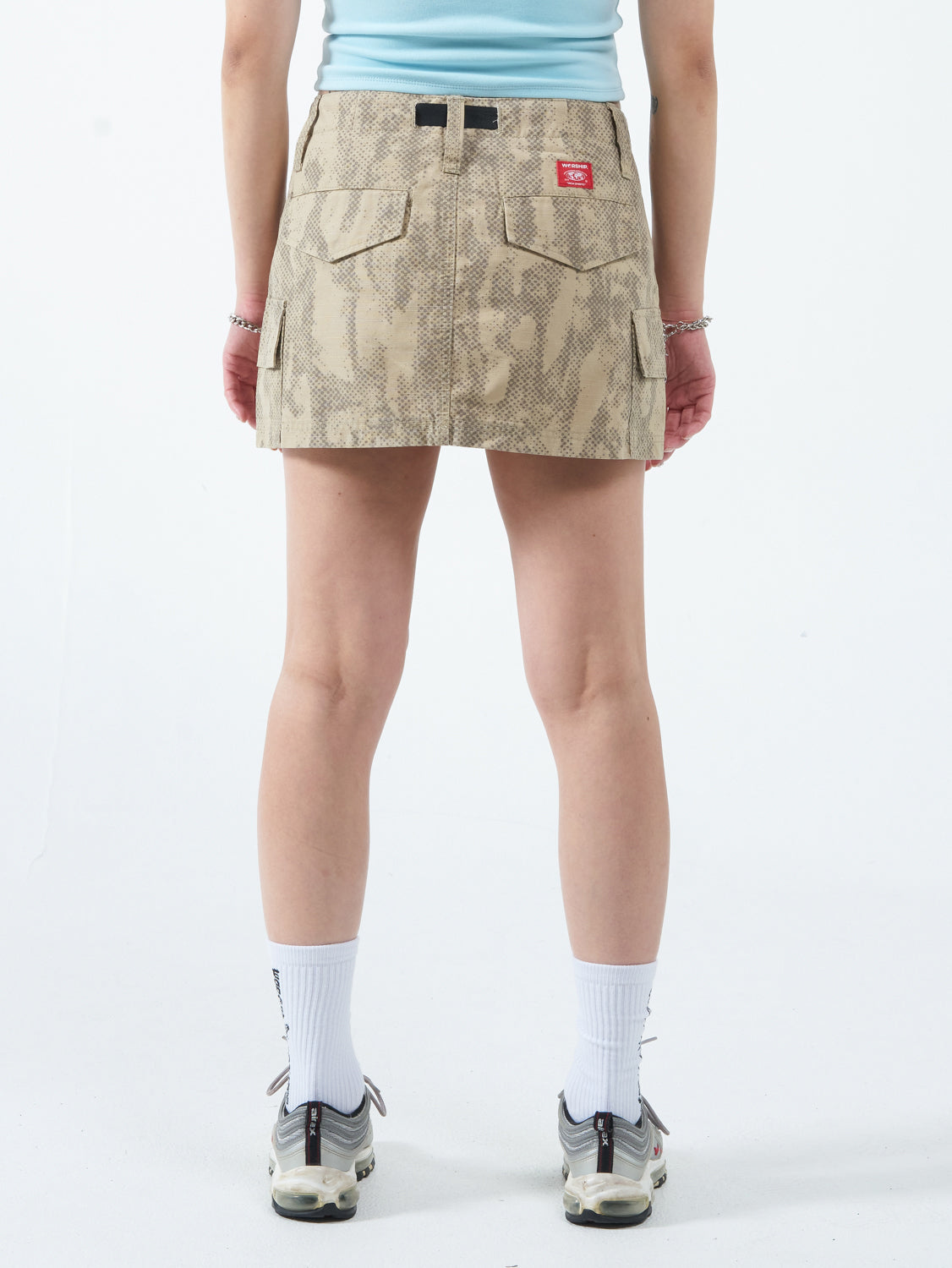 Five Pointer Cargo Mini Skirt - Sandy Taupe