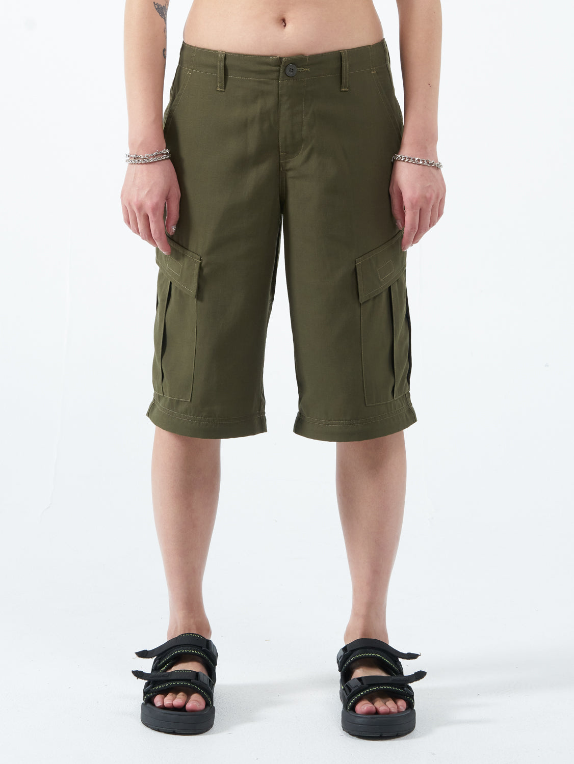 Recreation Zip Off Cargo Pant - Jungle Green