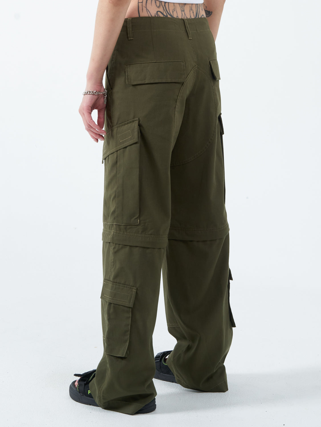 Recreation Zip Off Cargo Pant - Jungle Green