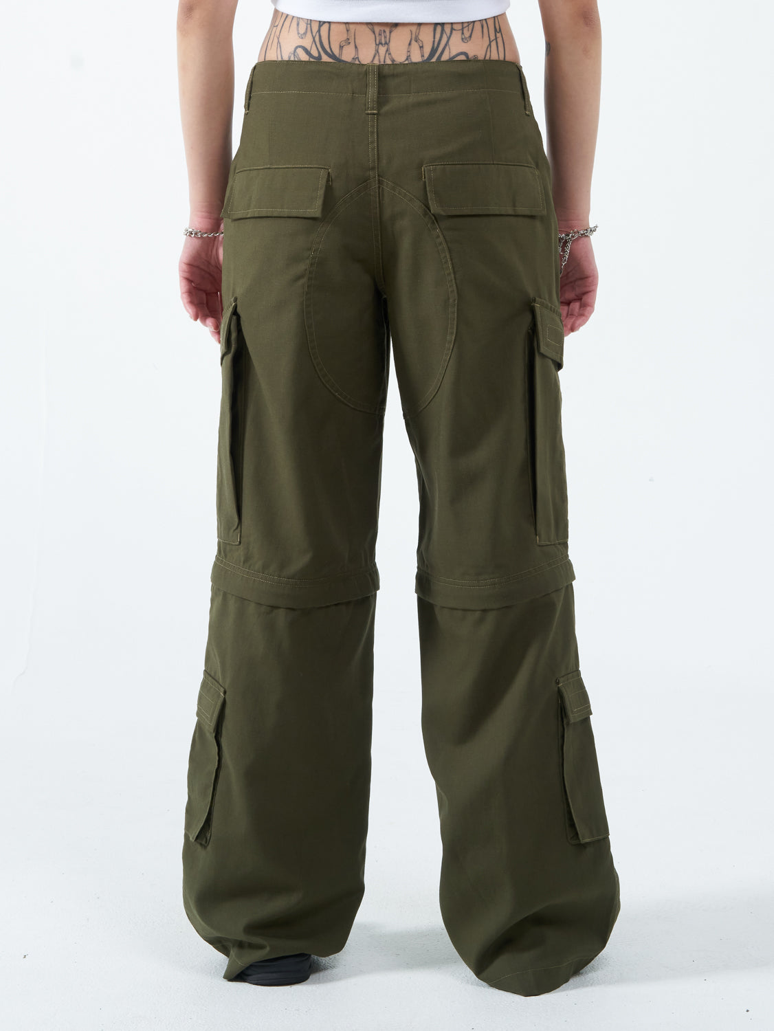 Recreation Zip Off Cargo Pant - Jungle Green