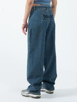 Chew On It Big Baggy Jean - Dirty Mid Blue