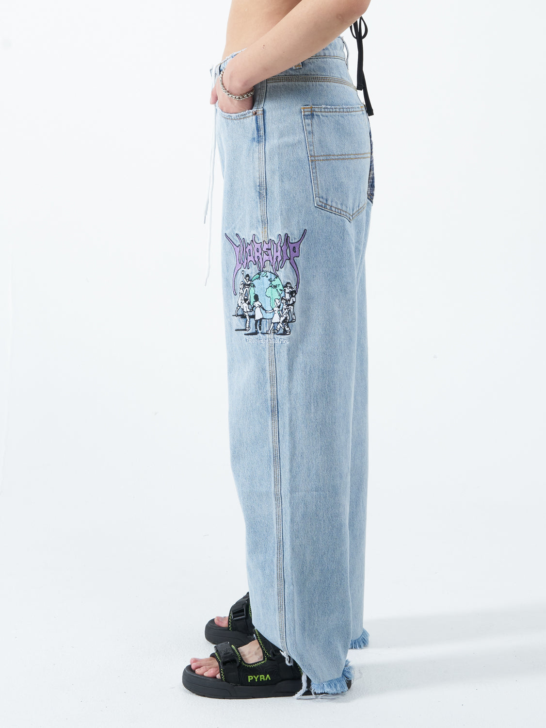 Childs Play Sloucher Jean - Worship Worn Blue