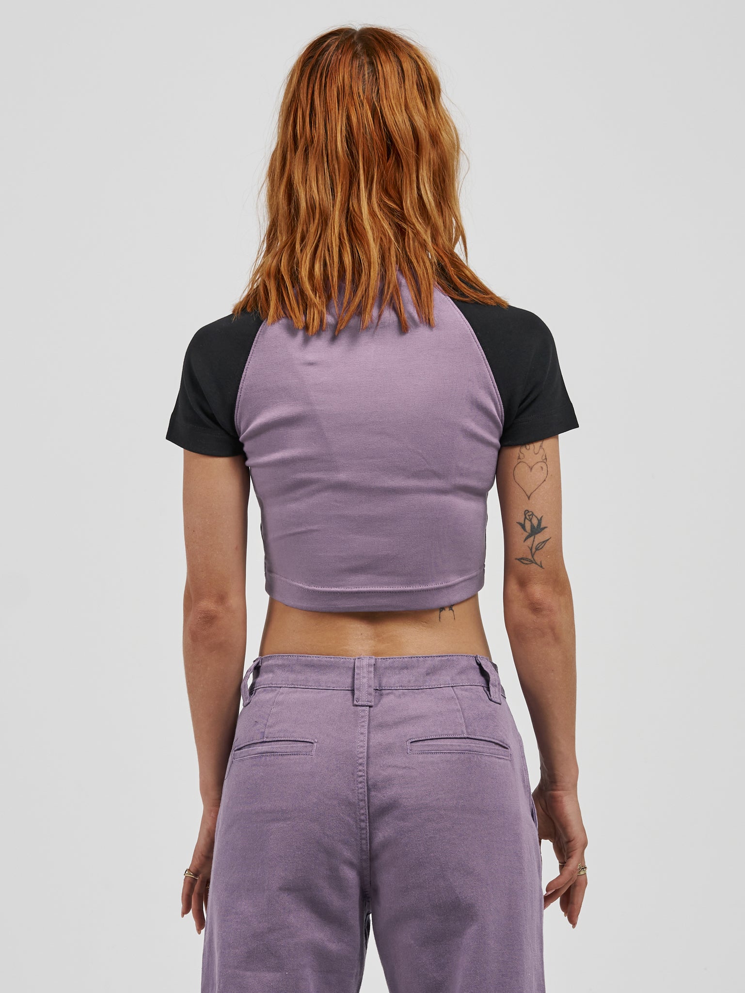 Cherub Raglan Micro Tee - Violet