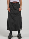 Worship Cargo Maxi Skirt - Black