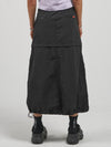 Worship Cargo Maxi Skirt - Black