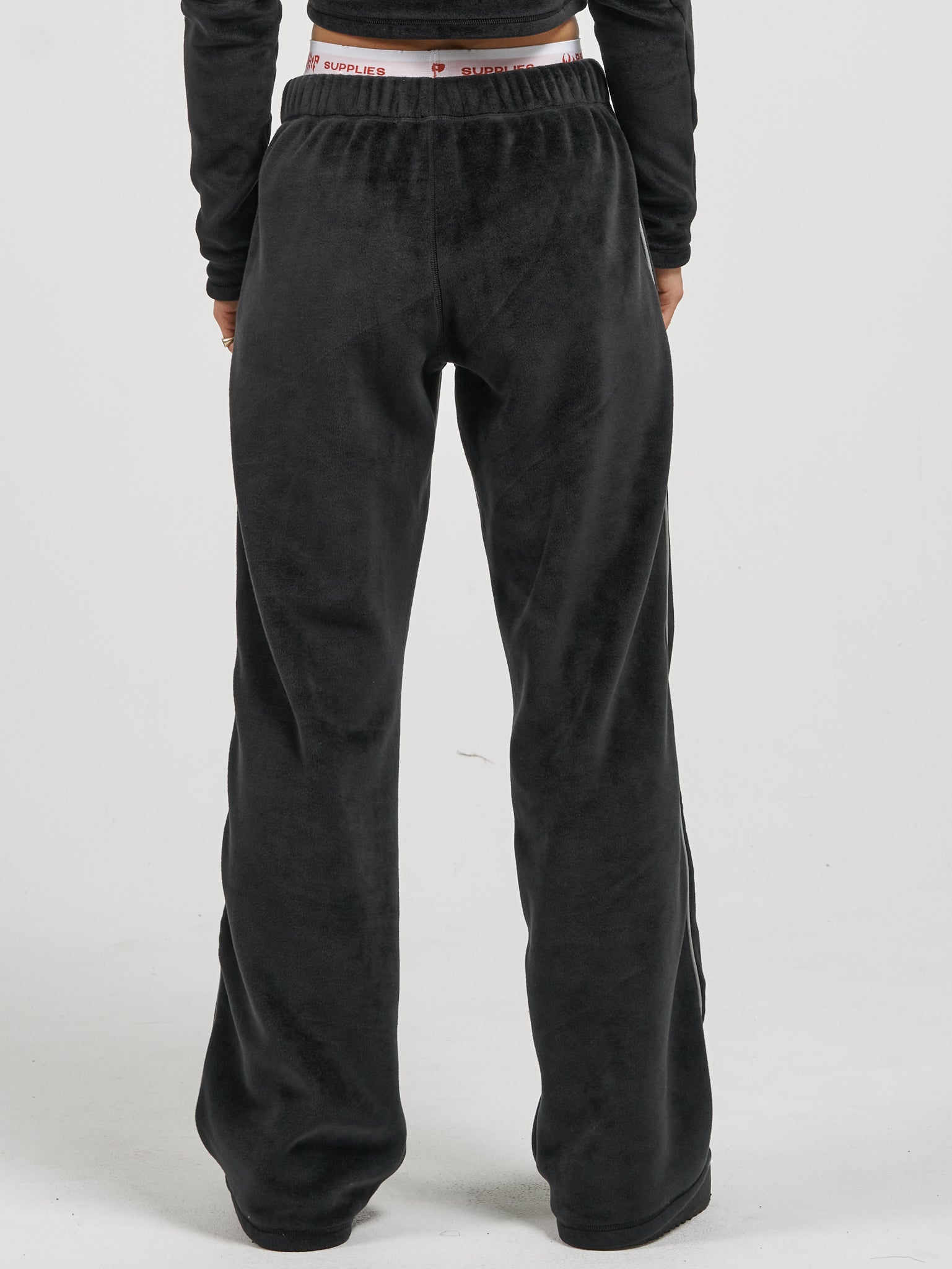 Kitty Velour Pant  - Black