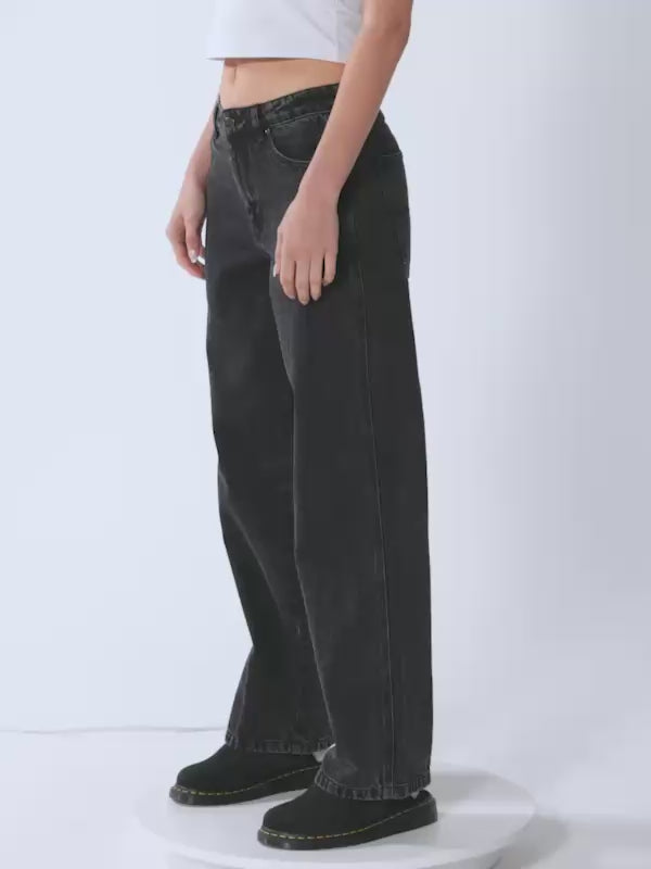 Sloucher Jean - Black Rinse
