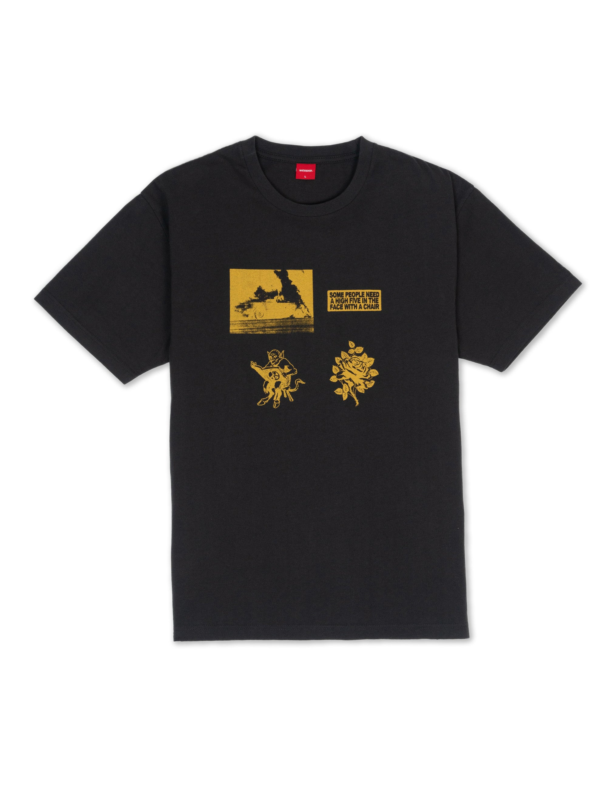 Predictions Tee - Worn Black