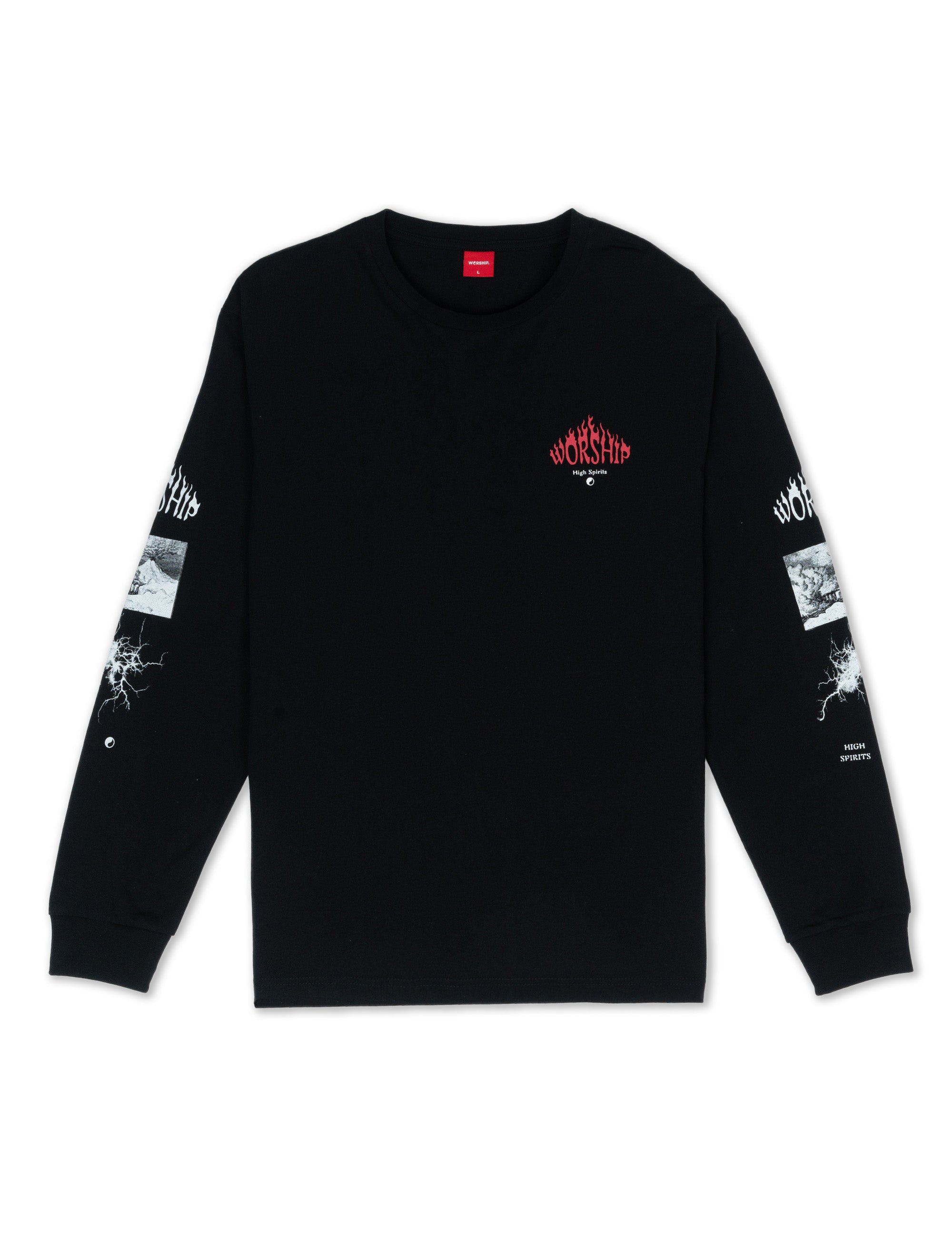 Rupture Long Sleeve Tee - Black