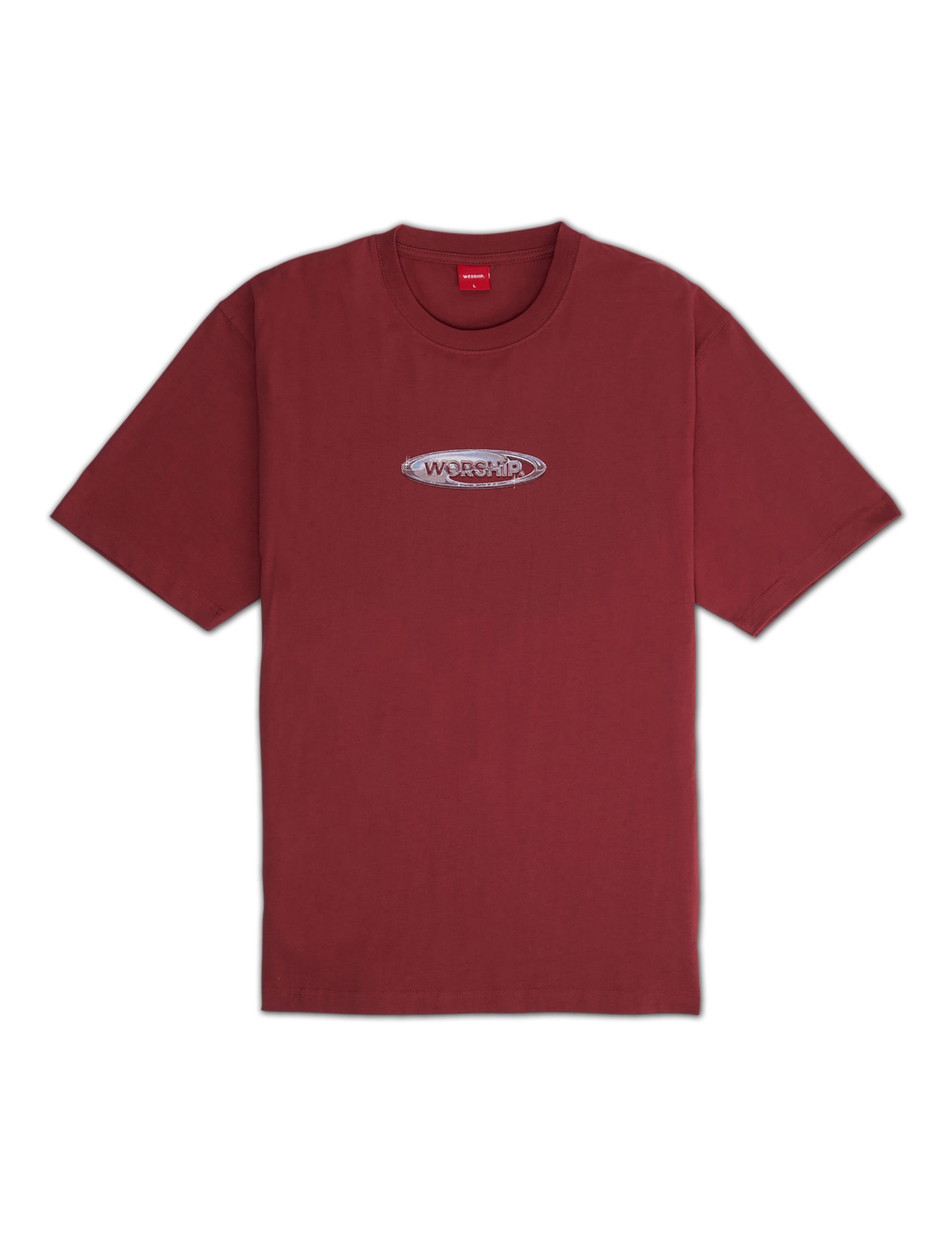 Chrome Zone Tee - Brick Red