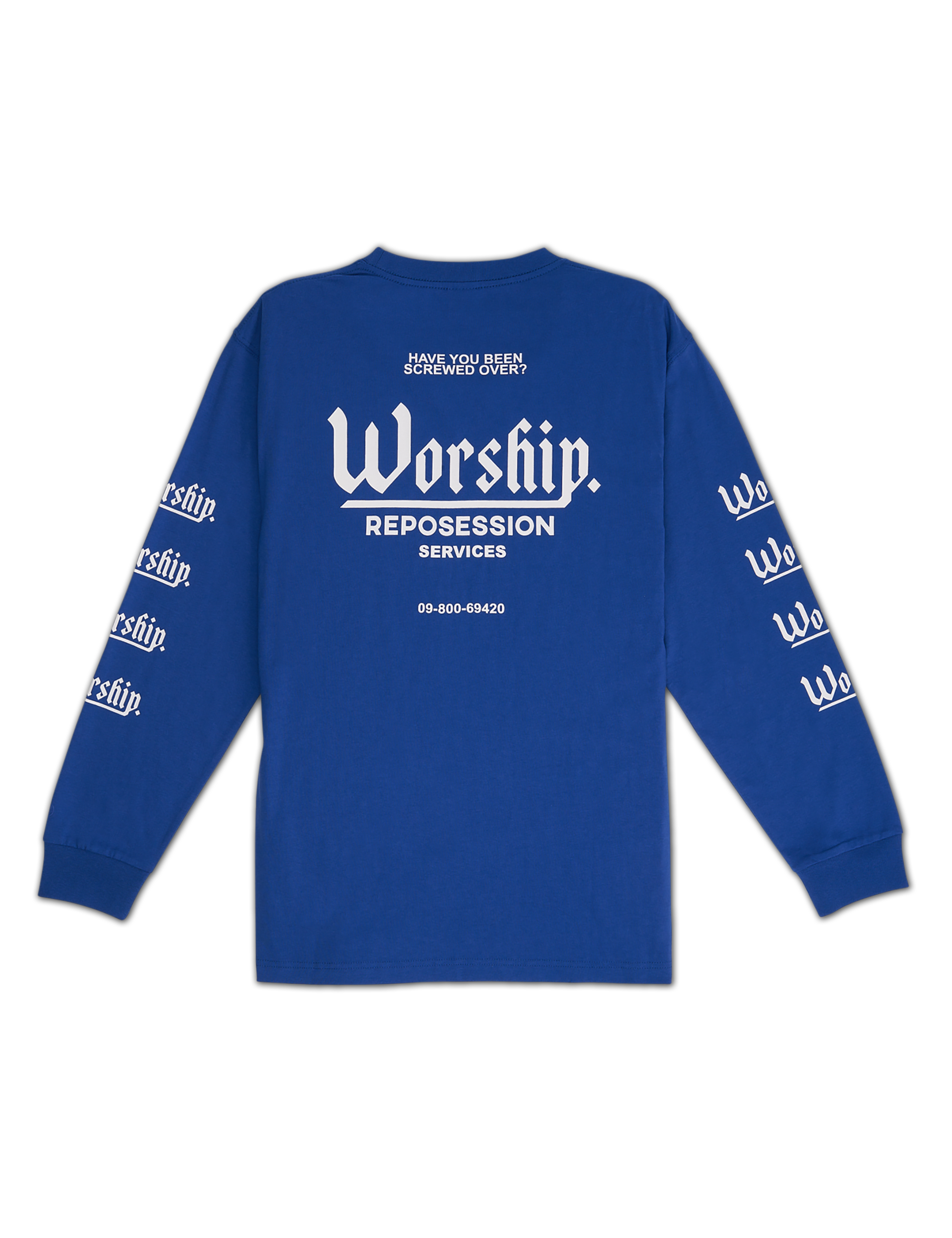 Reposession LS Tee - Blue