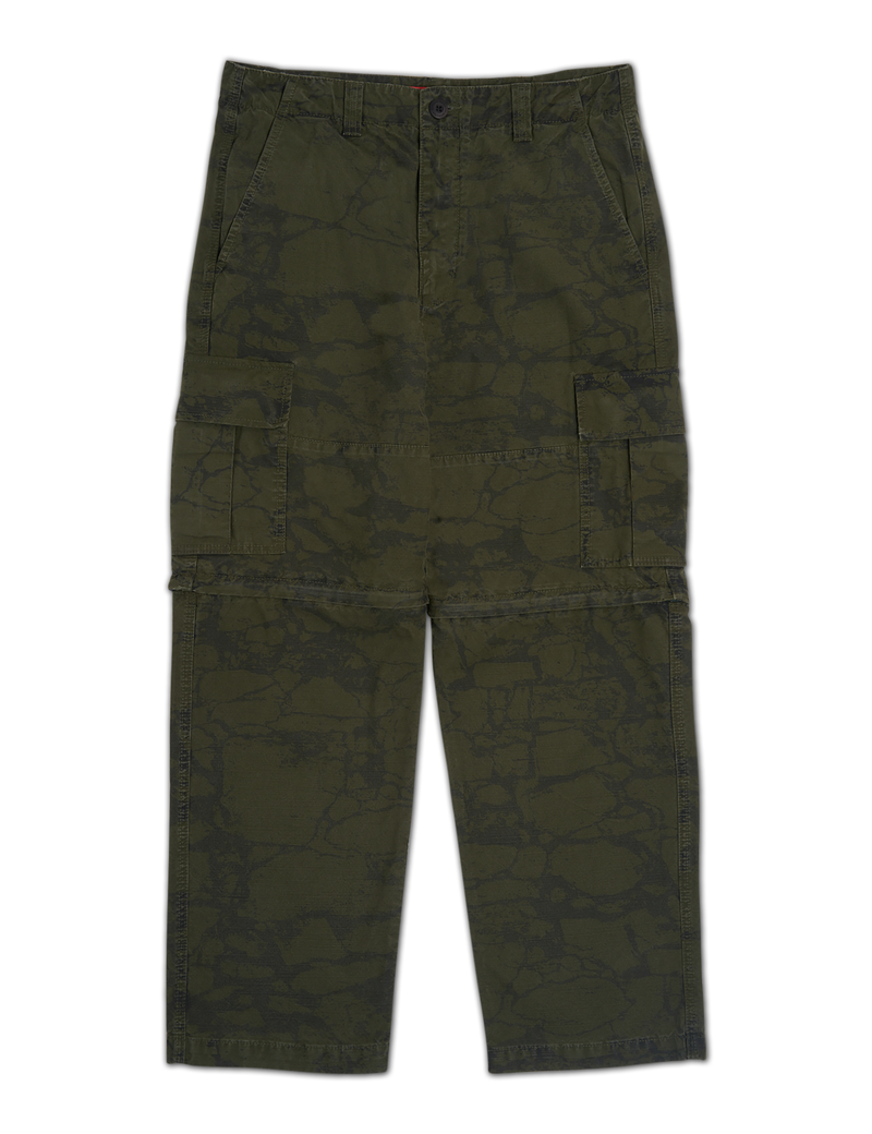 Alley Zip Off Cargo Pant - Rifle Green