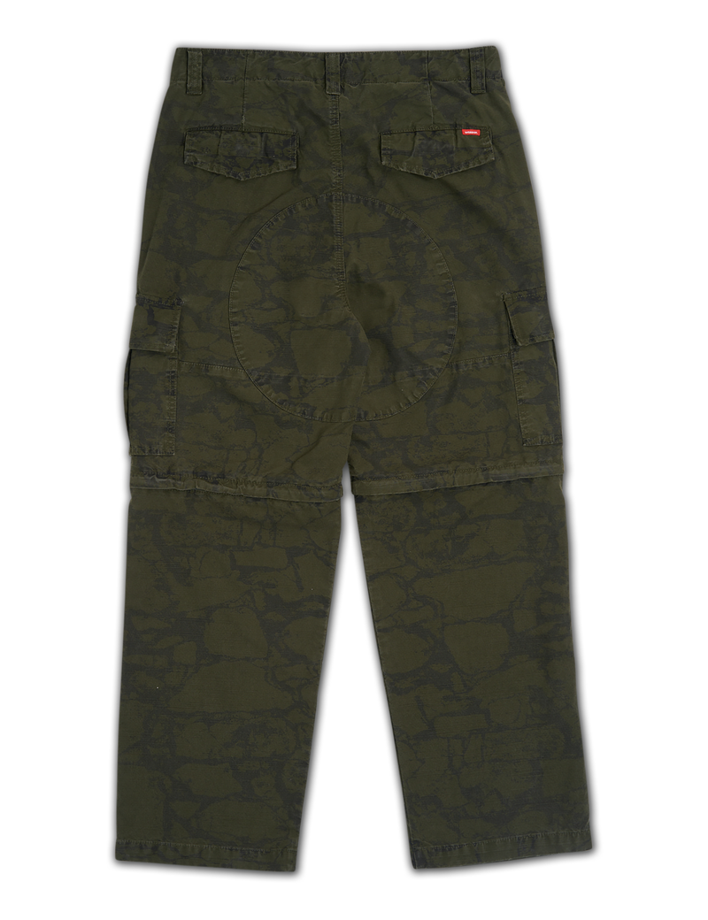Alley Zip Off Cargo Pant - Rifle Green
