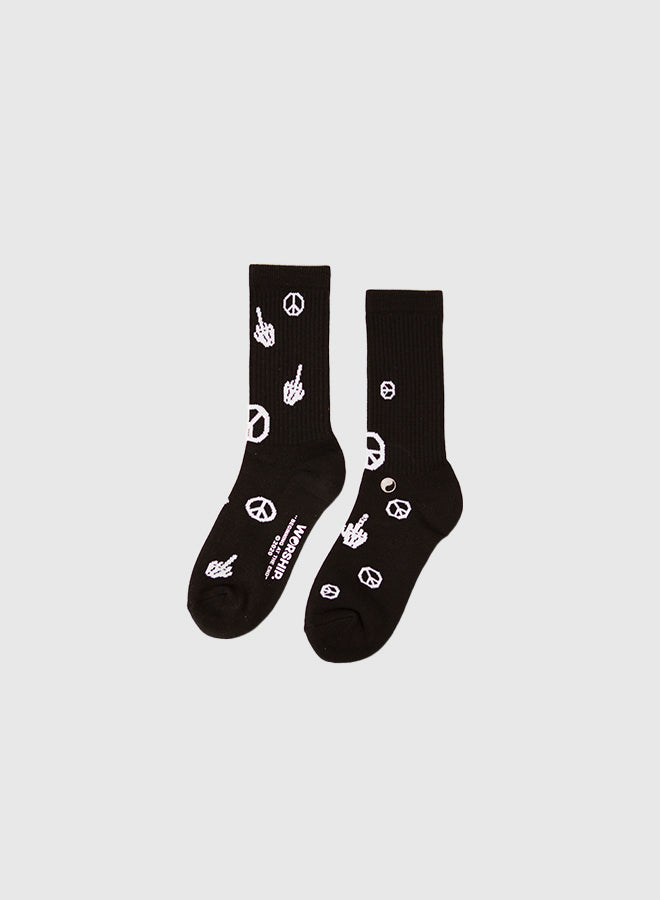 Pure Mayhem Socks - Black