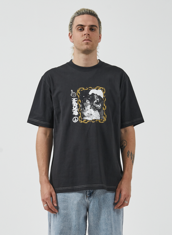 Pure Mayhem Tee - Washed Black