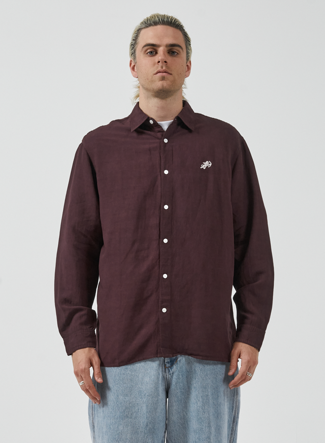 Cherub Long Sleeve Shirt - Fudge