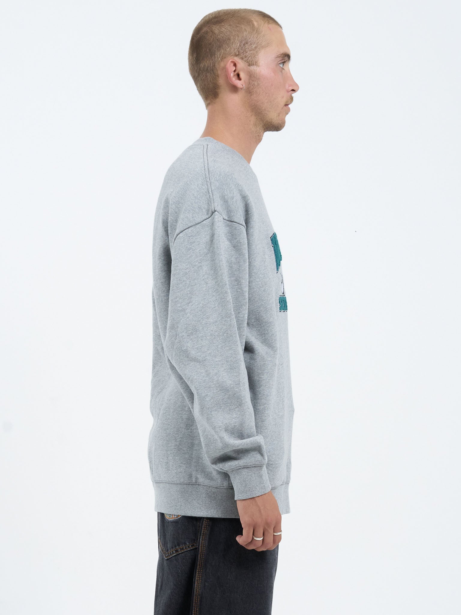 Freshman Crew Fleece - Grey Marle