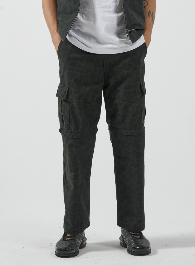 Unhallowed Zip Off Cargo Pant - Caviar