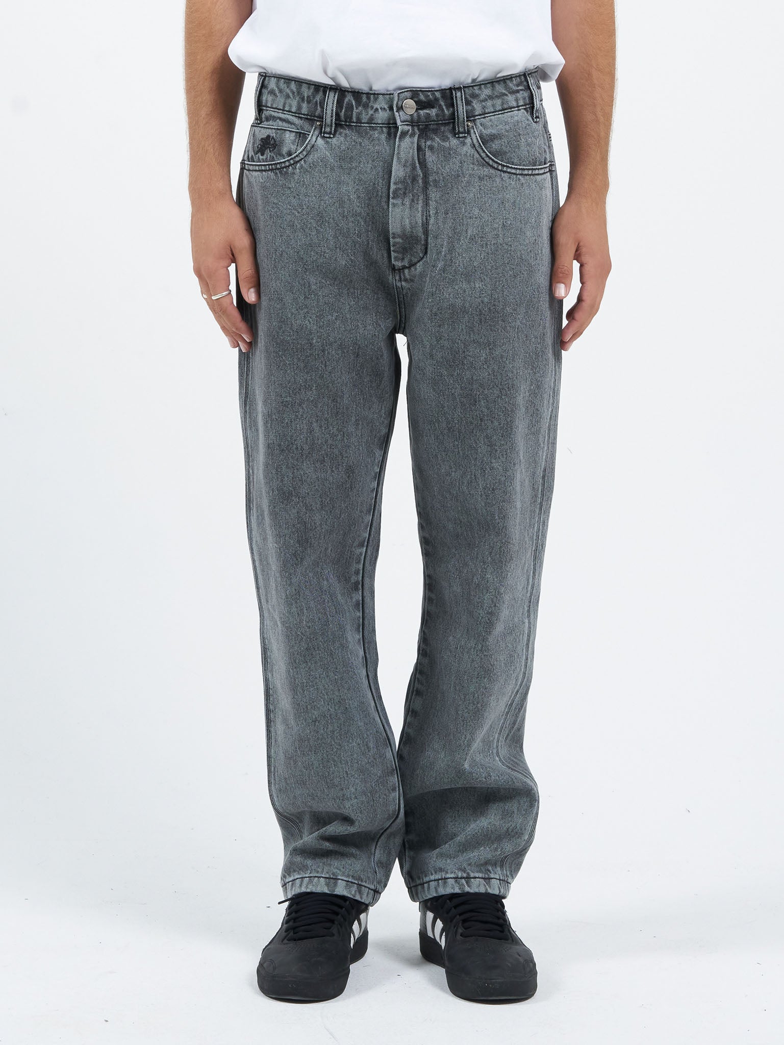 Lounger Scoot Jean - Raged Grey-Black