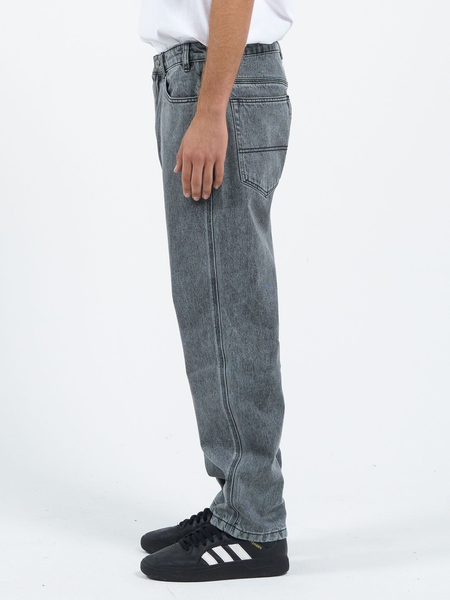 Lounger Scoot Jean - Raged Grey-Black