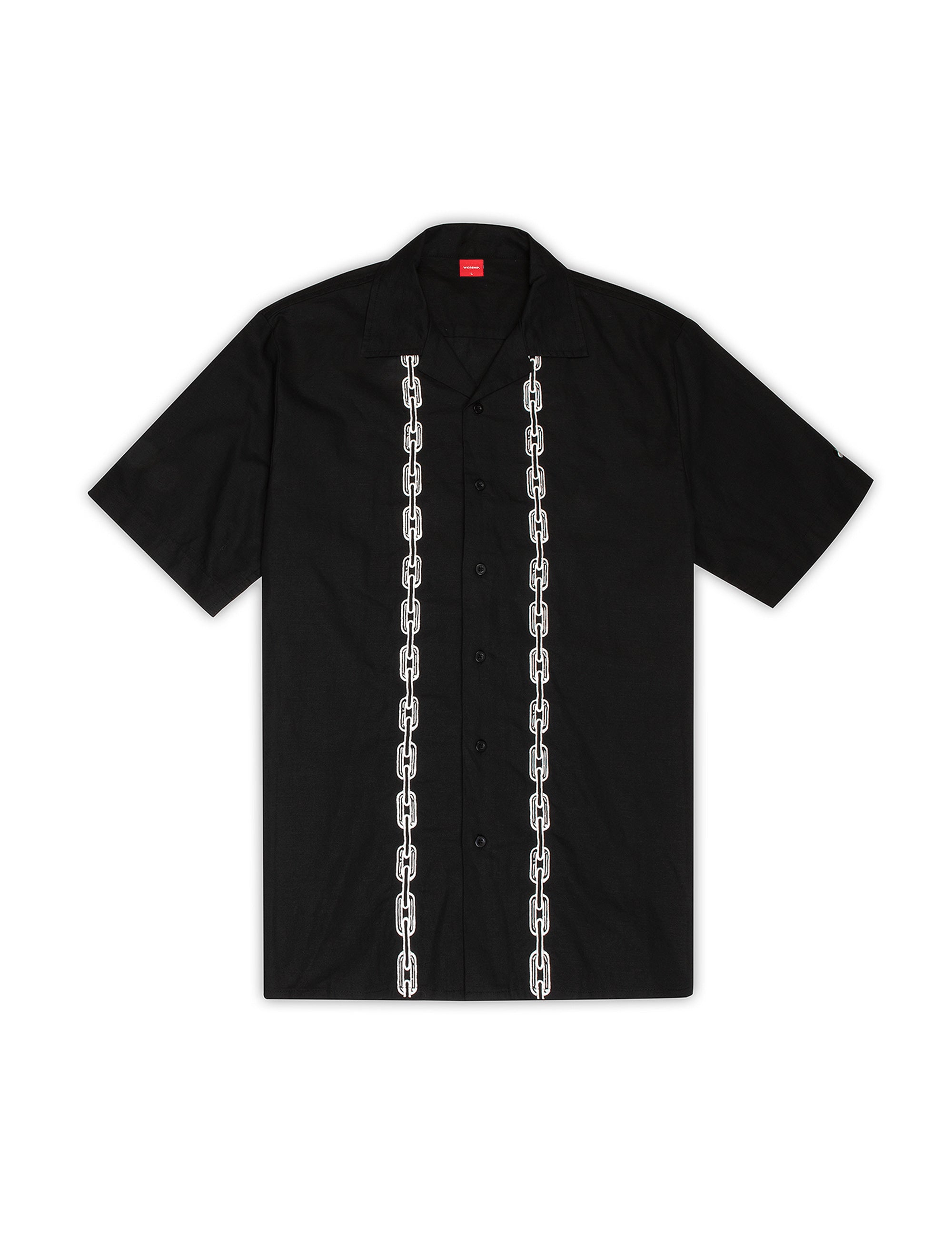 Master Peace Bowling Shirt - Worn Black