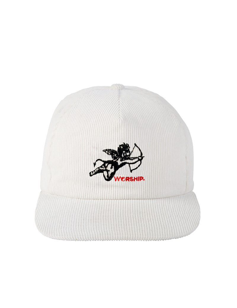 Cherub Cord Hat - White