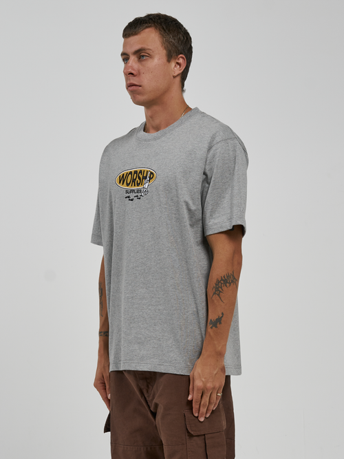 Keep On Truckin' Tee - Grey Marle