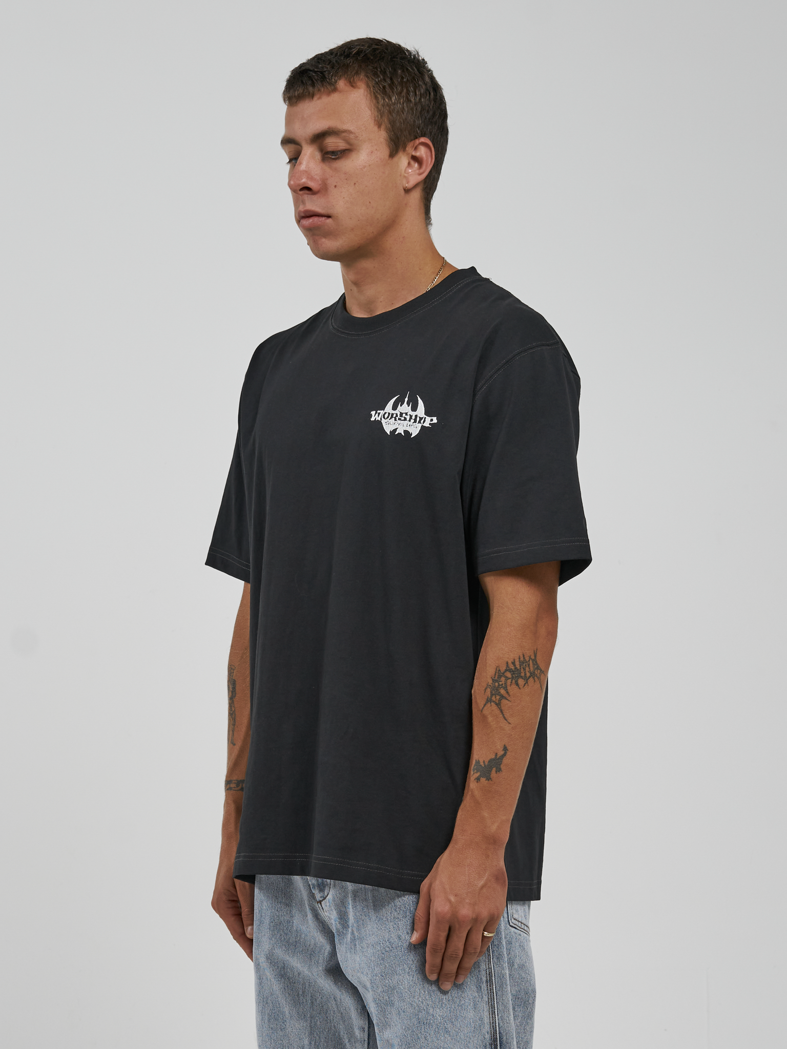 Lorzac Tee - Washed Black