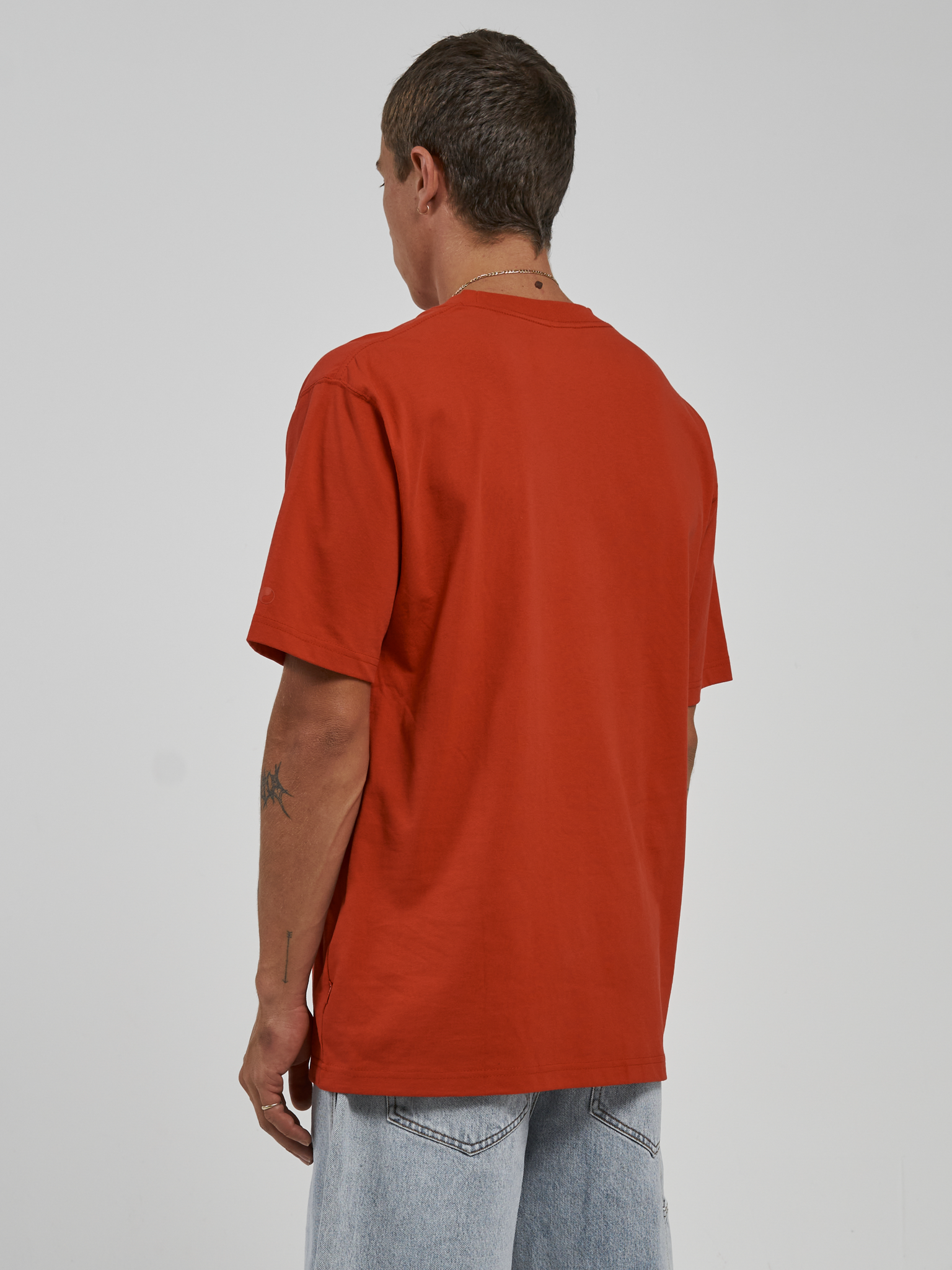 Adorned Tee - Fiery Red