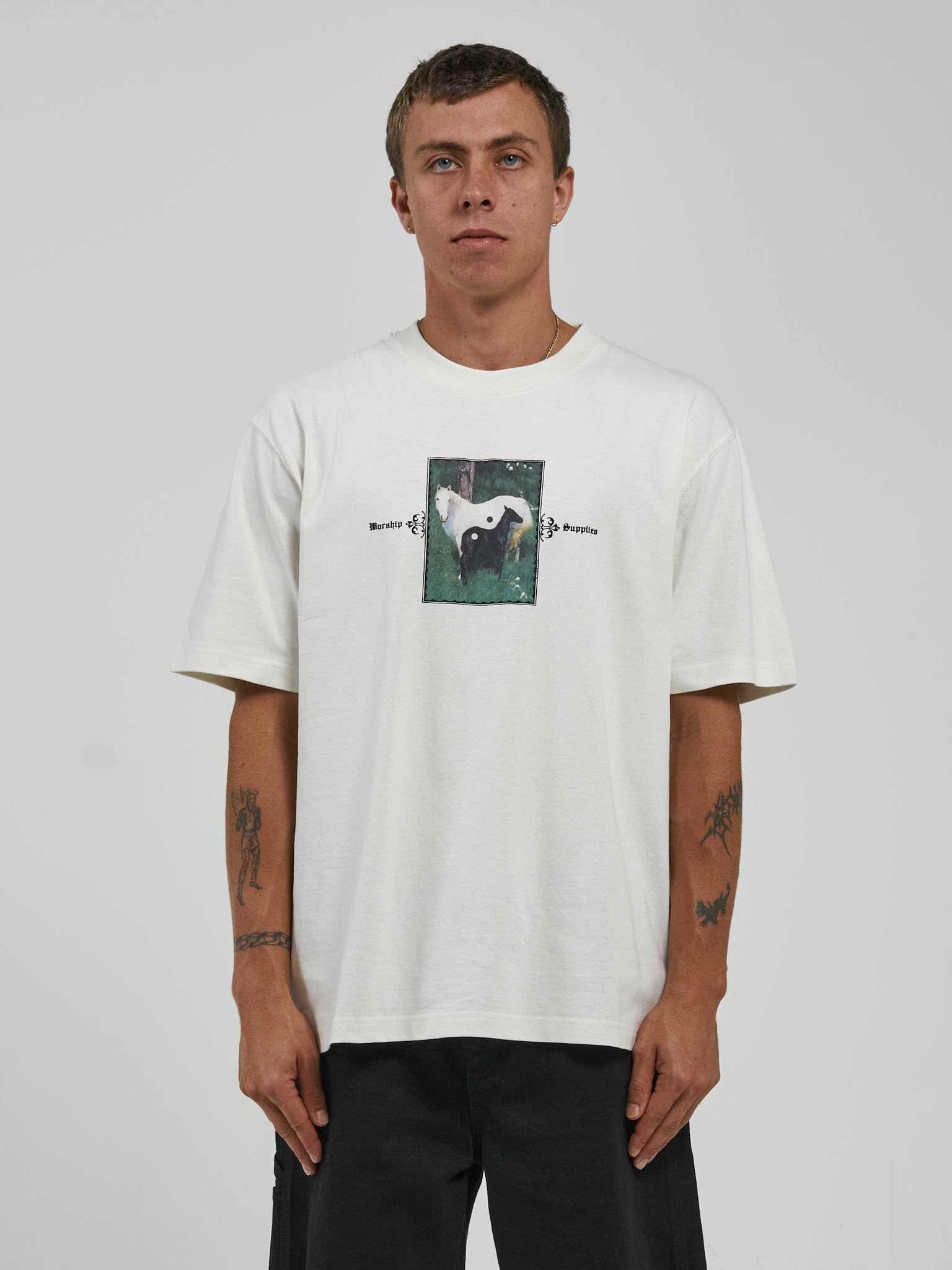 Pony Boy Tee - Bone