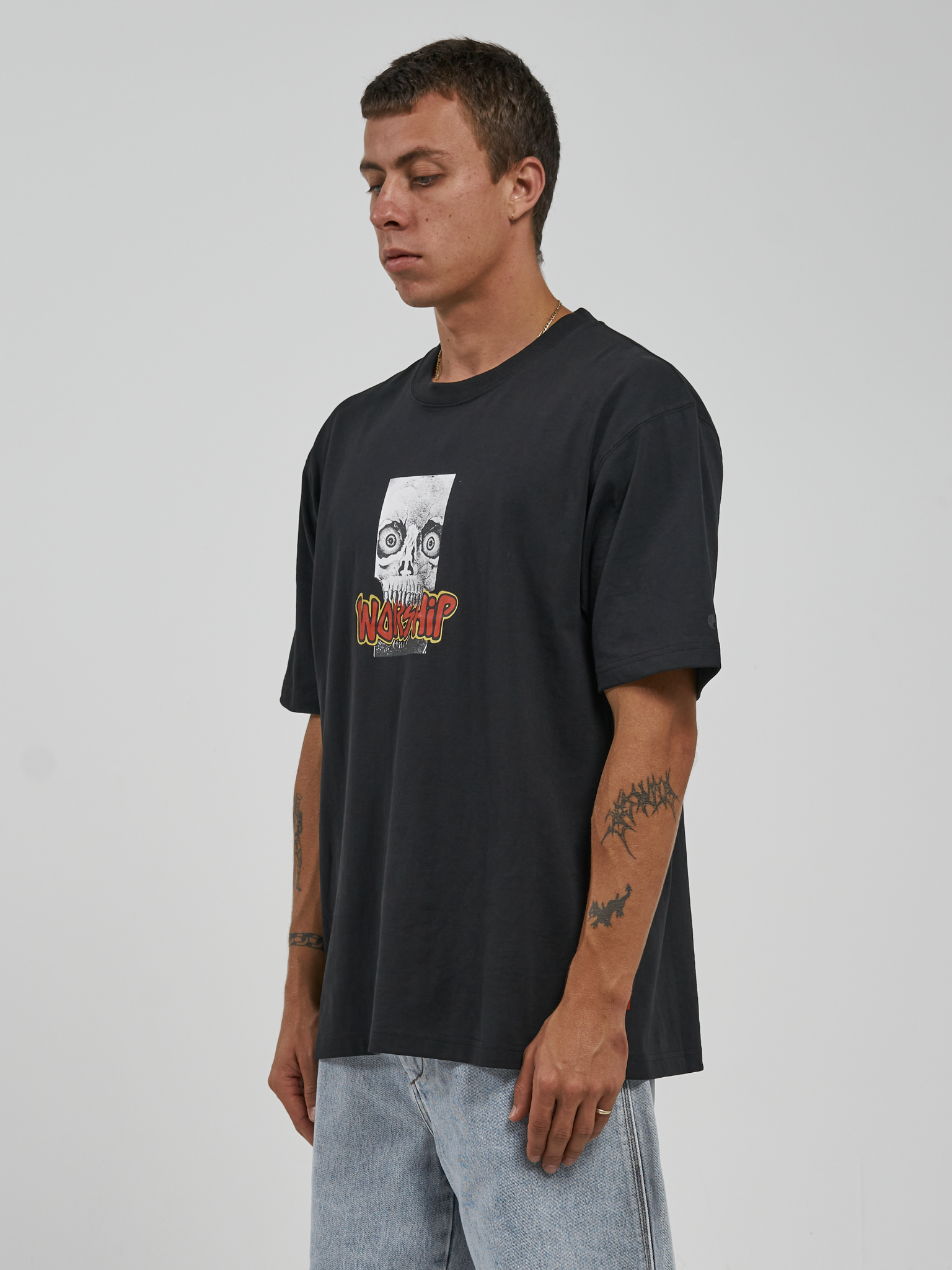 Crunch Tee - Washed Black