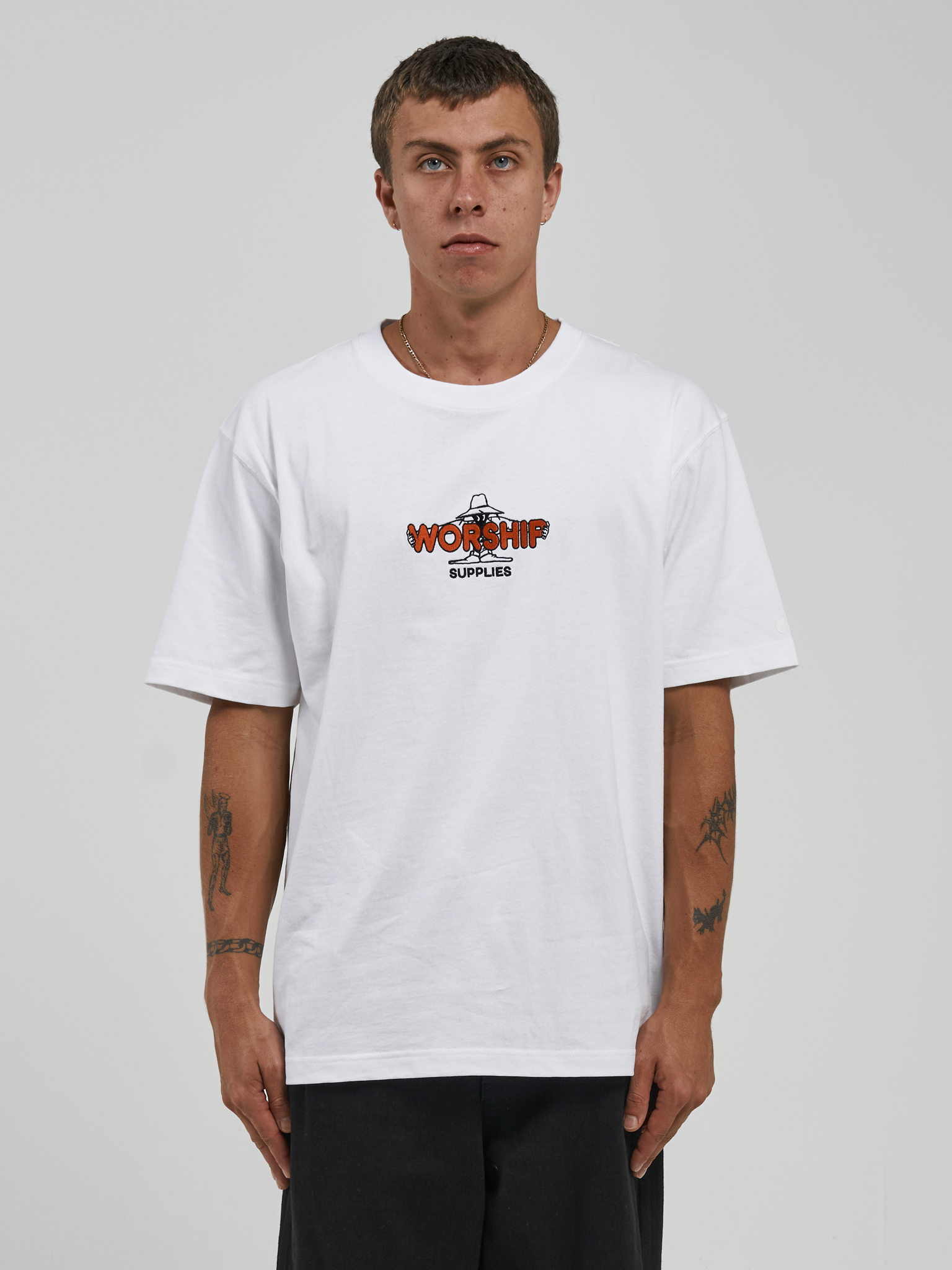 Creeper Tee White Worship Supplies