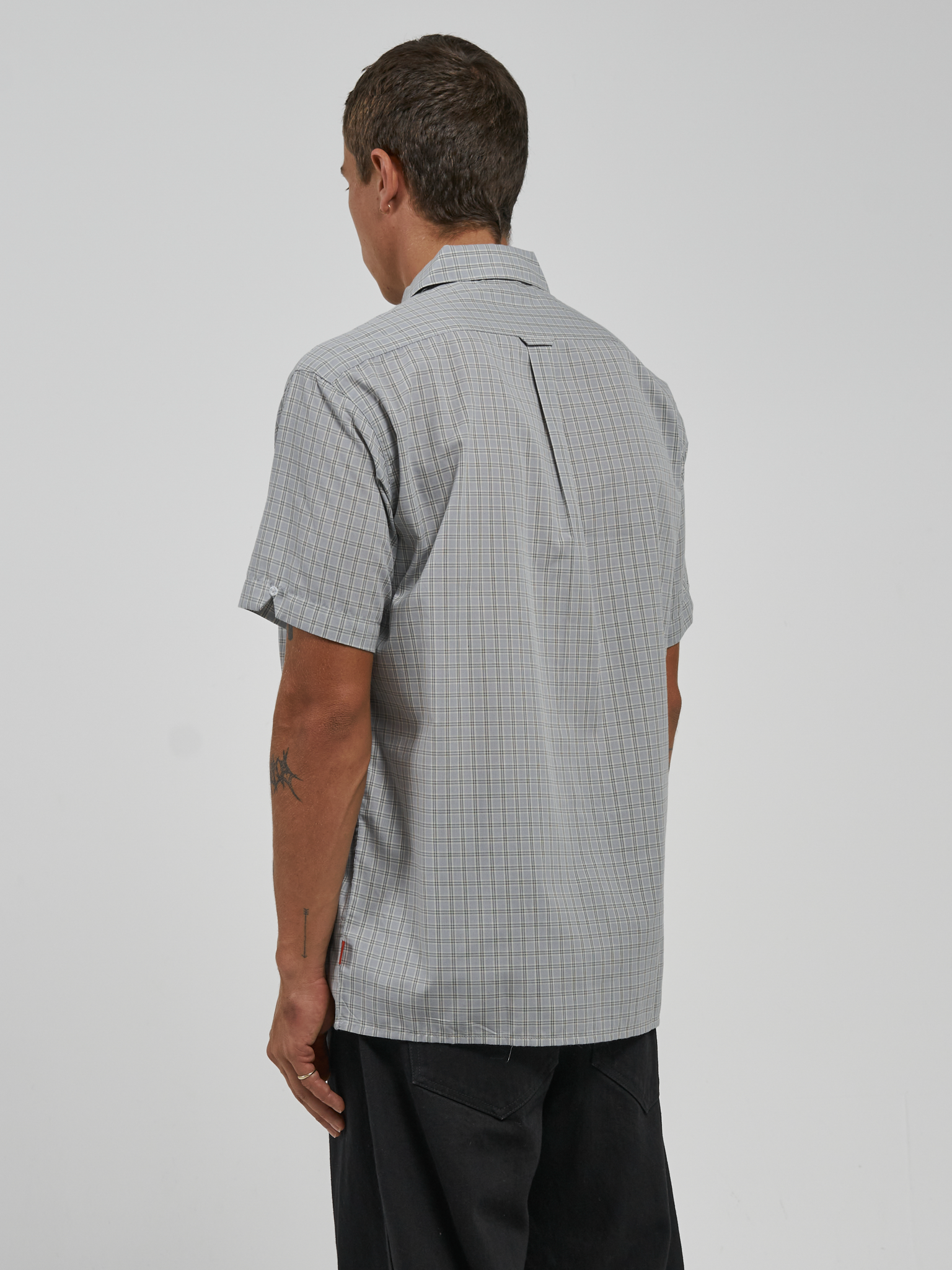 Check In Short Sleeve Shirt - Grey