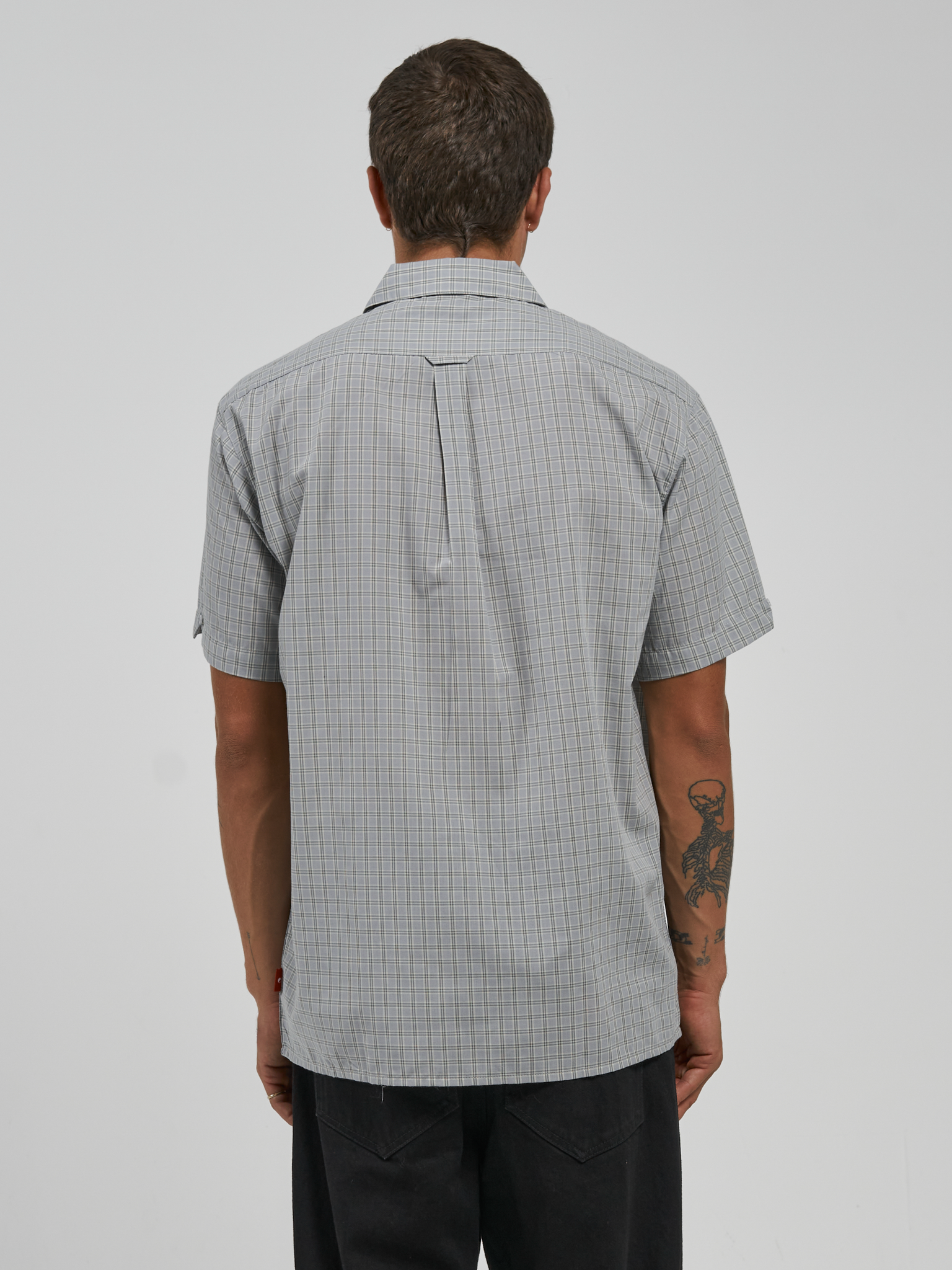 Check In Short Sleeve Shirt - Grey