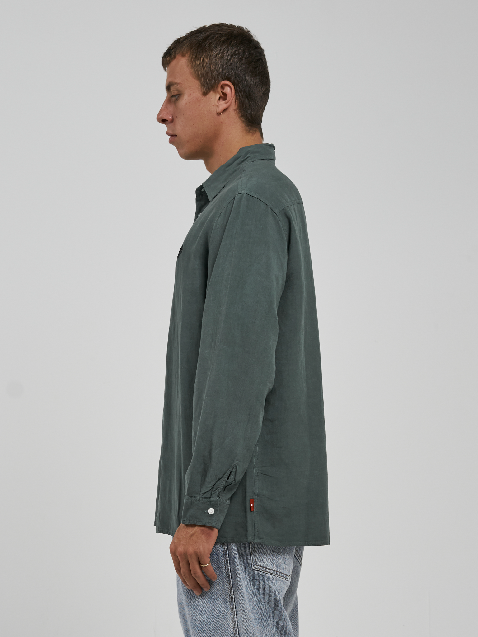 Cherub Long Sleeve Shirt - Hedge Green