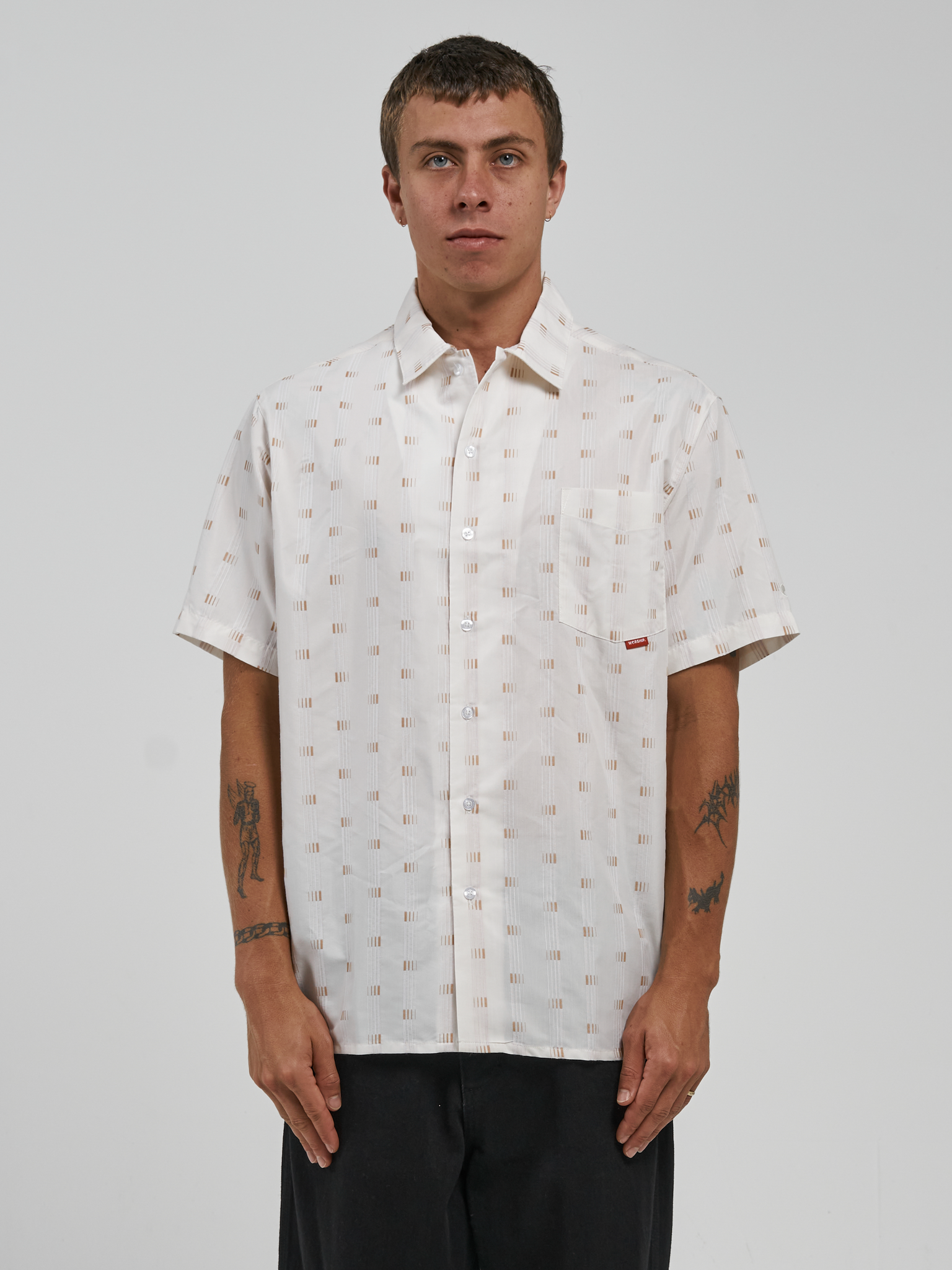 Pony Boy Short Sleeve Shirt - Bone